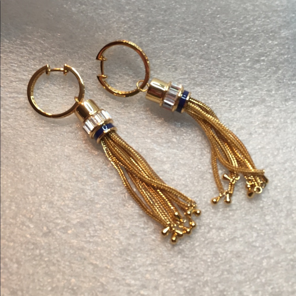 Rachel Zoe dangle hoops